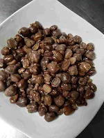 Dark brown boiled chana for chole bhature recipe