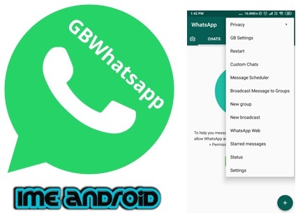 Download Aplikasi Wa Mod GbWhatsapp Apk Lengkap Terbaru V.10.20 - IME