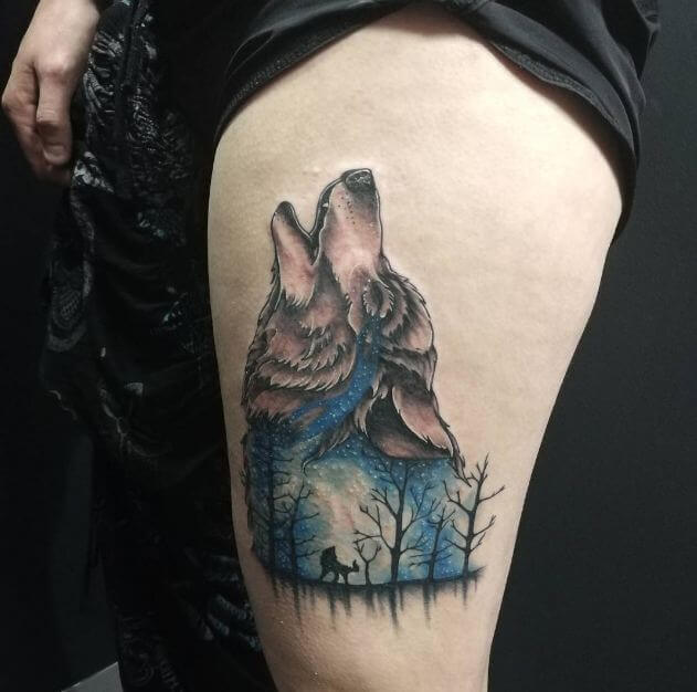 21+ Howling Wolf Tattoo Wrist Pics