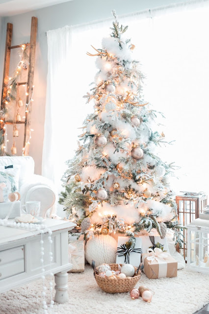 alt="Christmas,White Christmas Tree,how to make Christmas tree,Christmas tree decoration,decoration ideas,snow,festival,season.winter,Santa,fun"