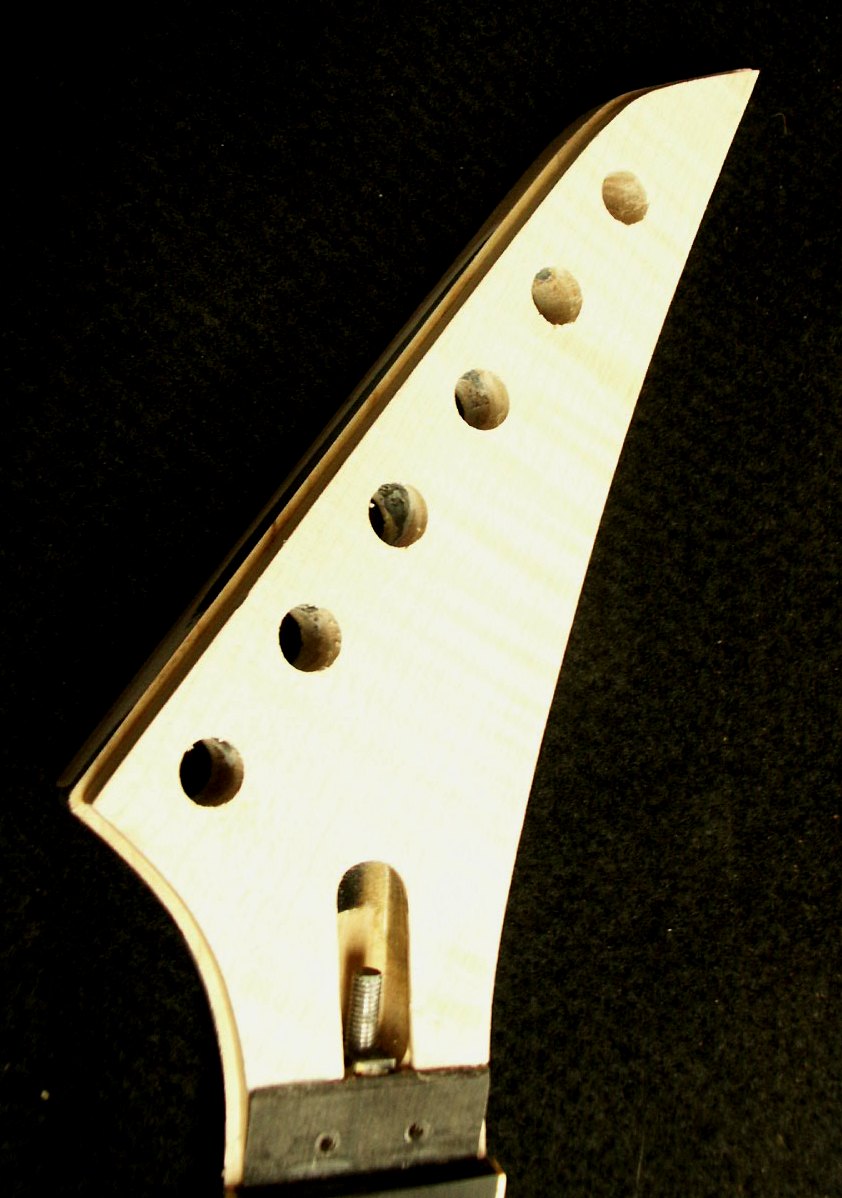 McConville Guitars Jackson Guitar Repair .. Broken Headstock