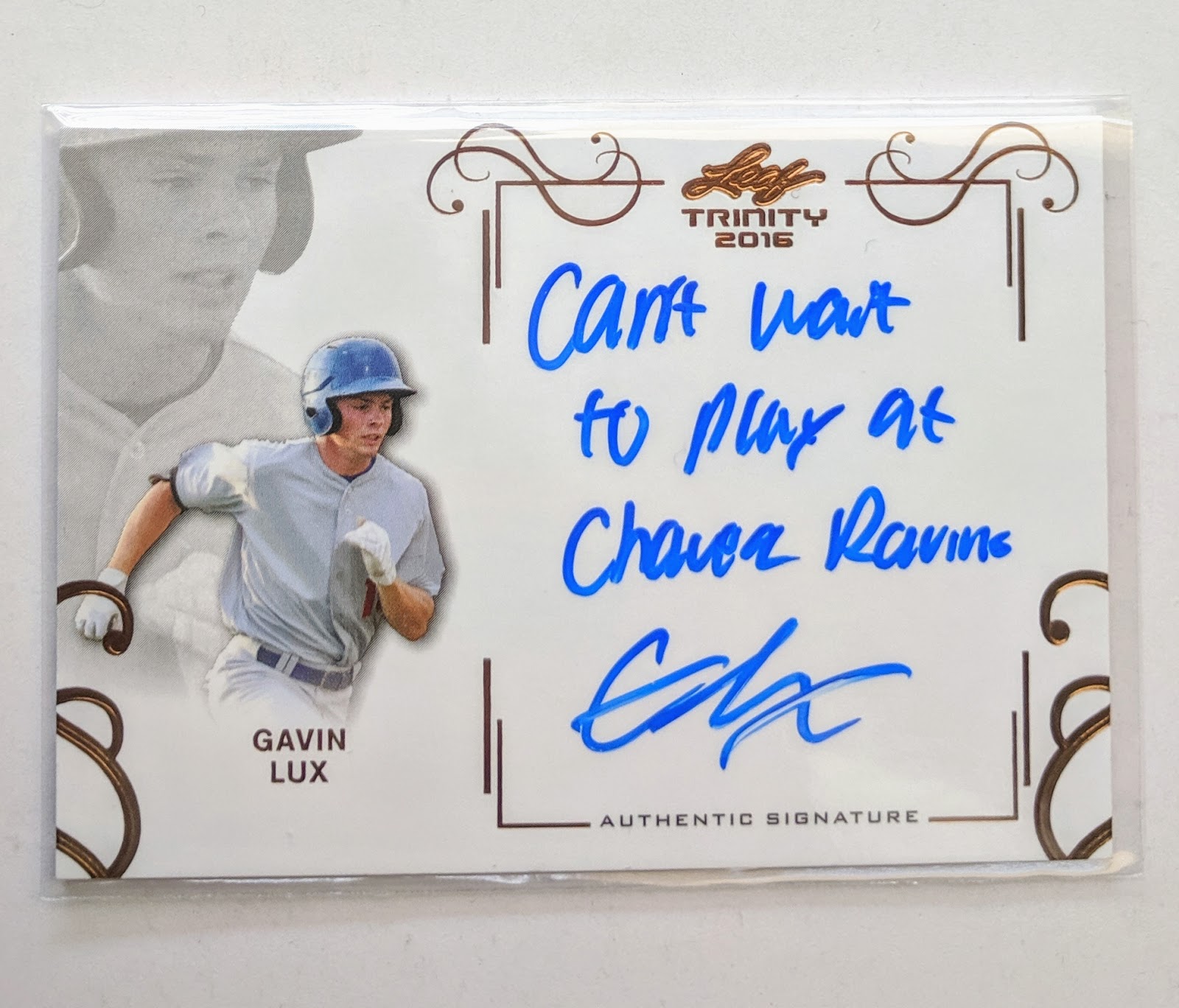 Baseball Card Breakdown: Gavin Lux is the 3rd Gavin to crack the majors!