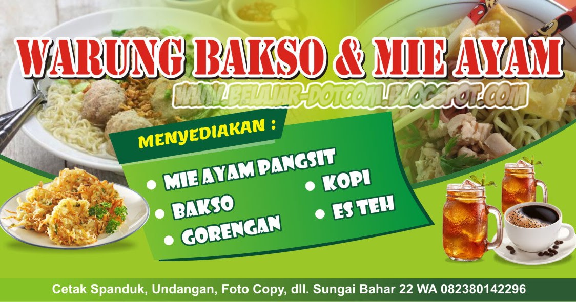 Terbaru 36+ Spanduk Bakso