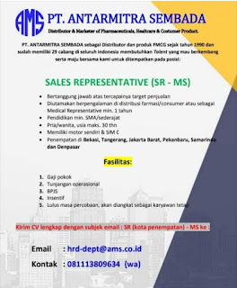 Loker BUMN PT Antarmitra Sembada Pekanbaru 13 Agustus 2021