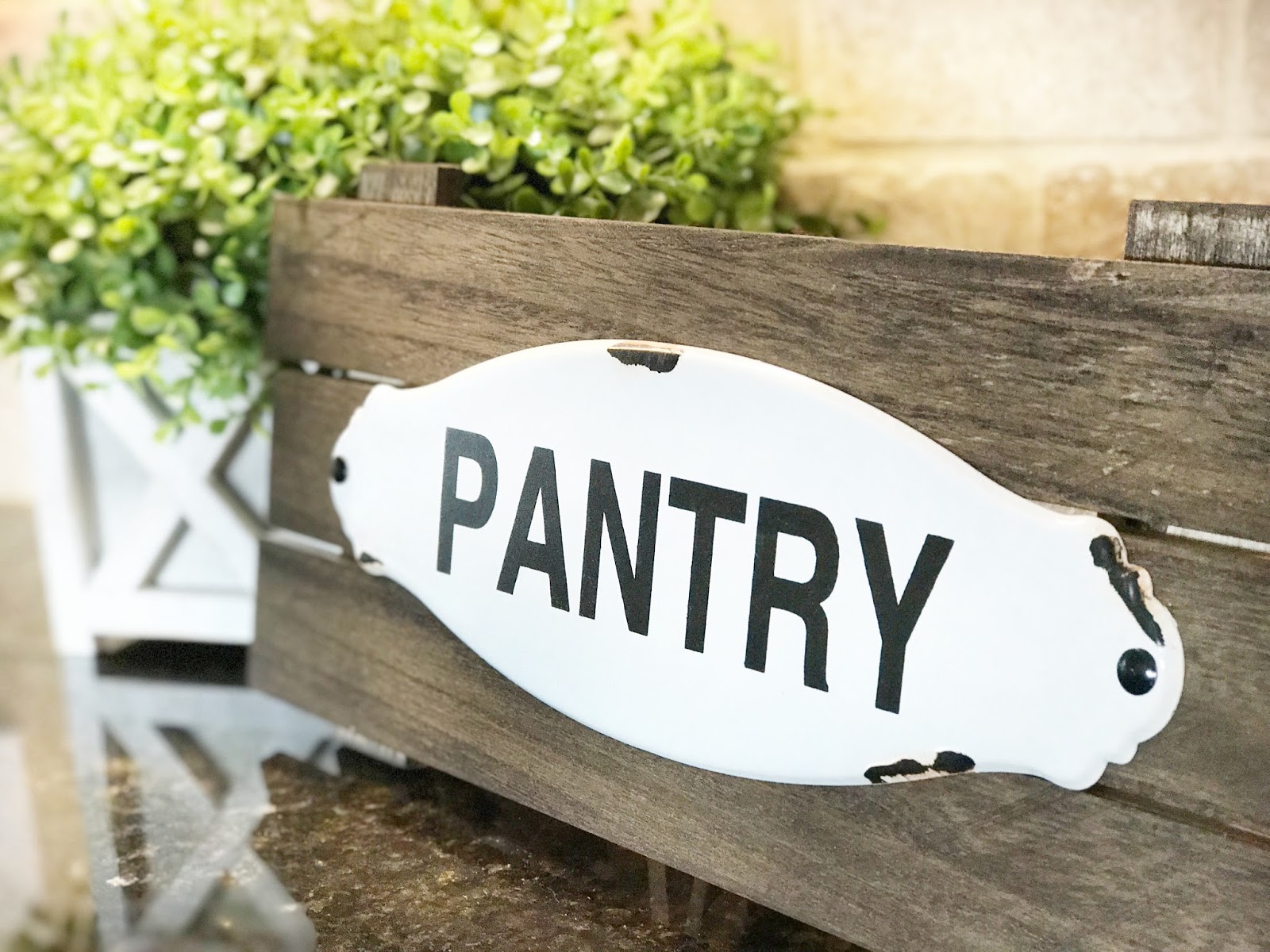 The Winding Hollow Pantry Door Sign