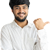 Indian Boy Pointing with Thumb Transparent Image