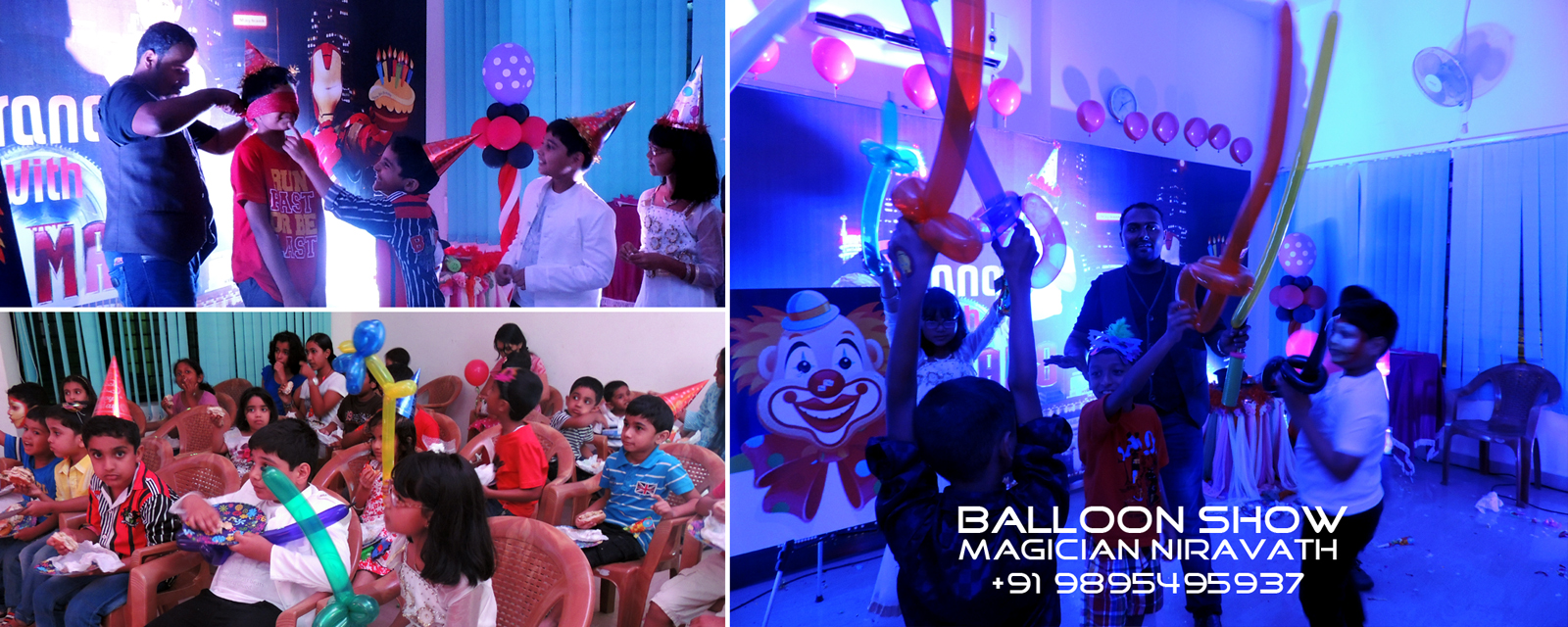 Birthday party organisers cochin/kochi, Kerala decorations teams