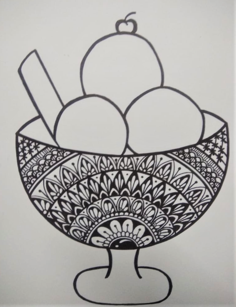 IceIceCream Mandala Art ArtyArsh Creative World