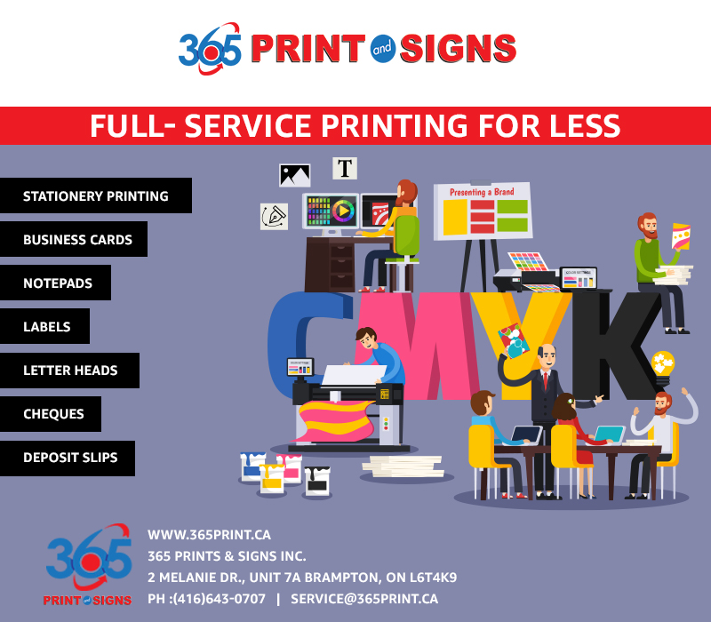 The different printing services in Canada