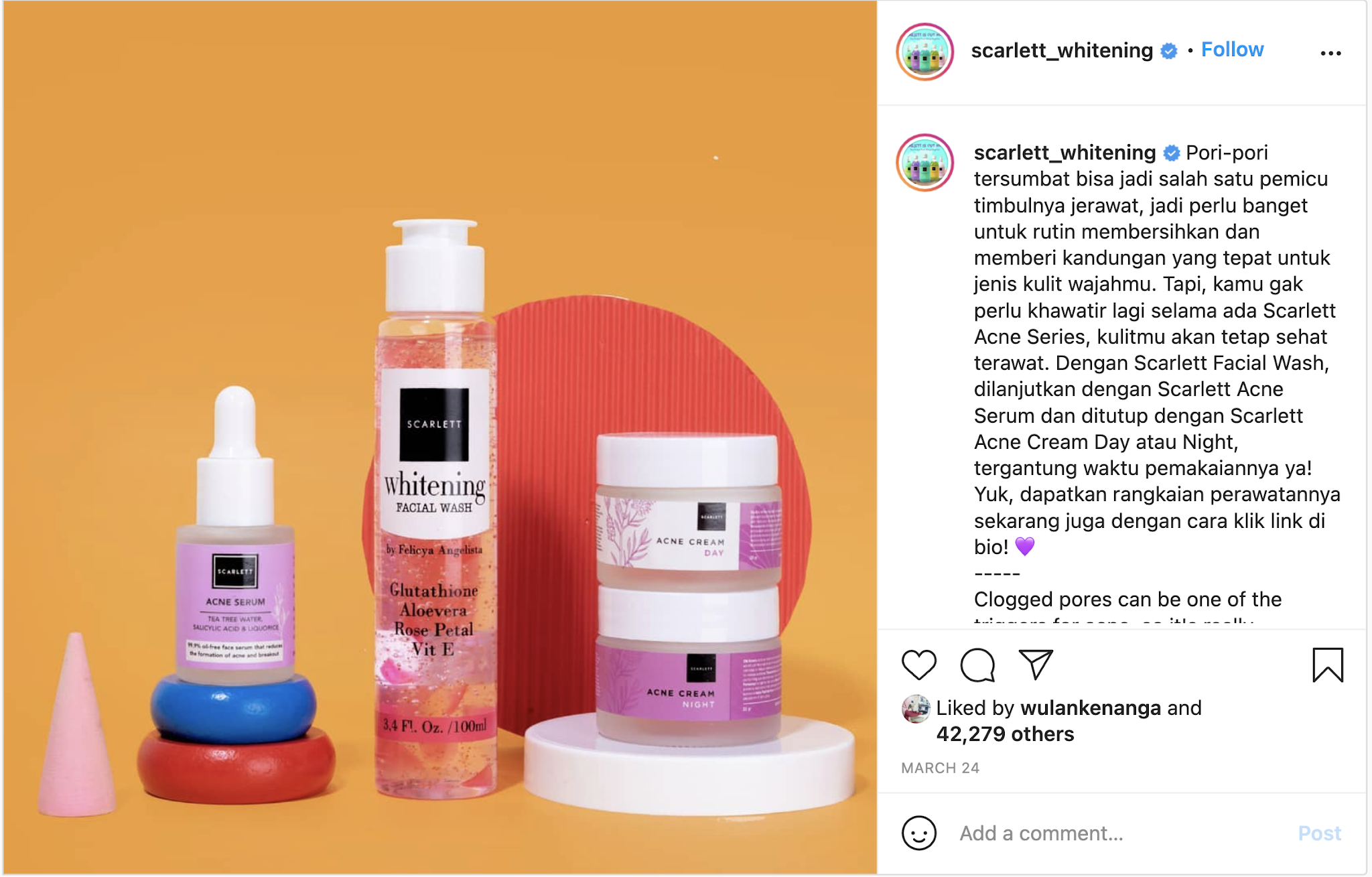 Urutan pakai skincare scarlett