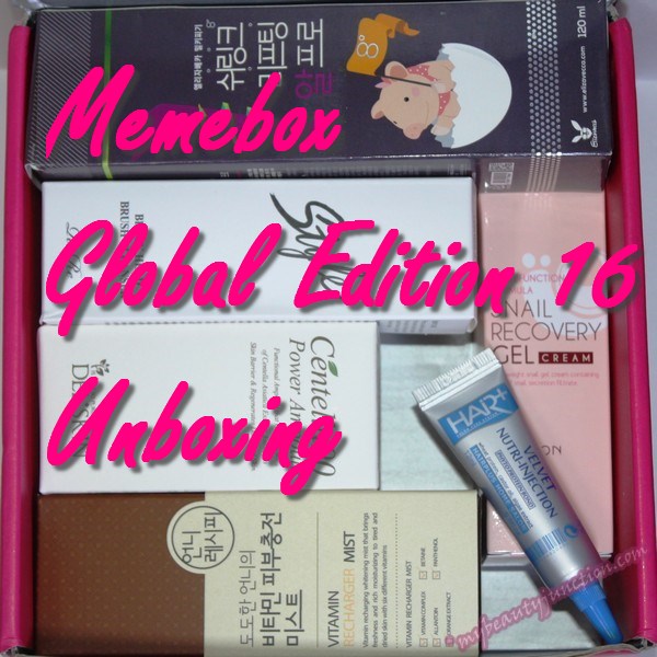 Memebox Global Edition 16 unboxing, review