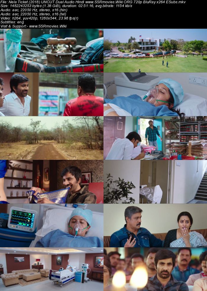 Nela Ticket (2018) Dual Audio Hindi ORG 480p HDRip 500MB ESubs Movie Download