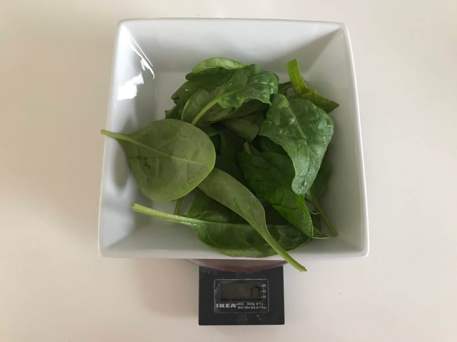 Family FECS Vitamin K Just 20 Leaves of Spinach (17 g) A Day