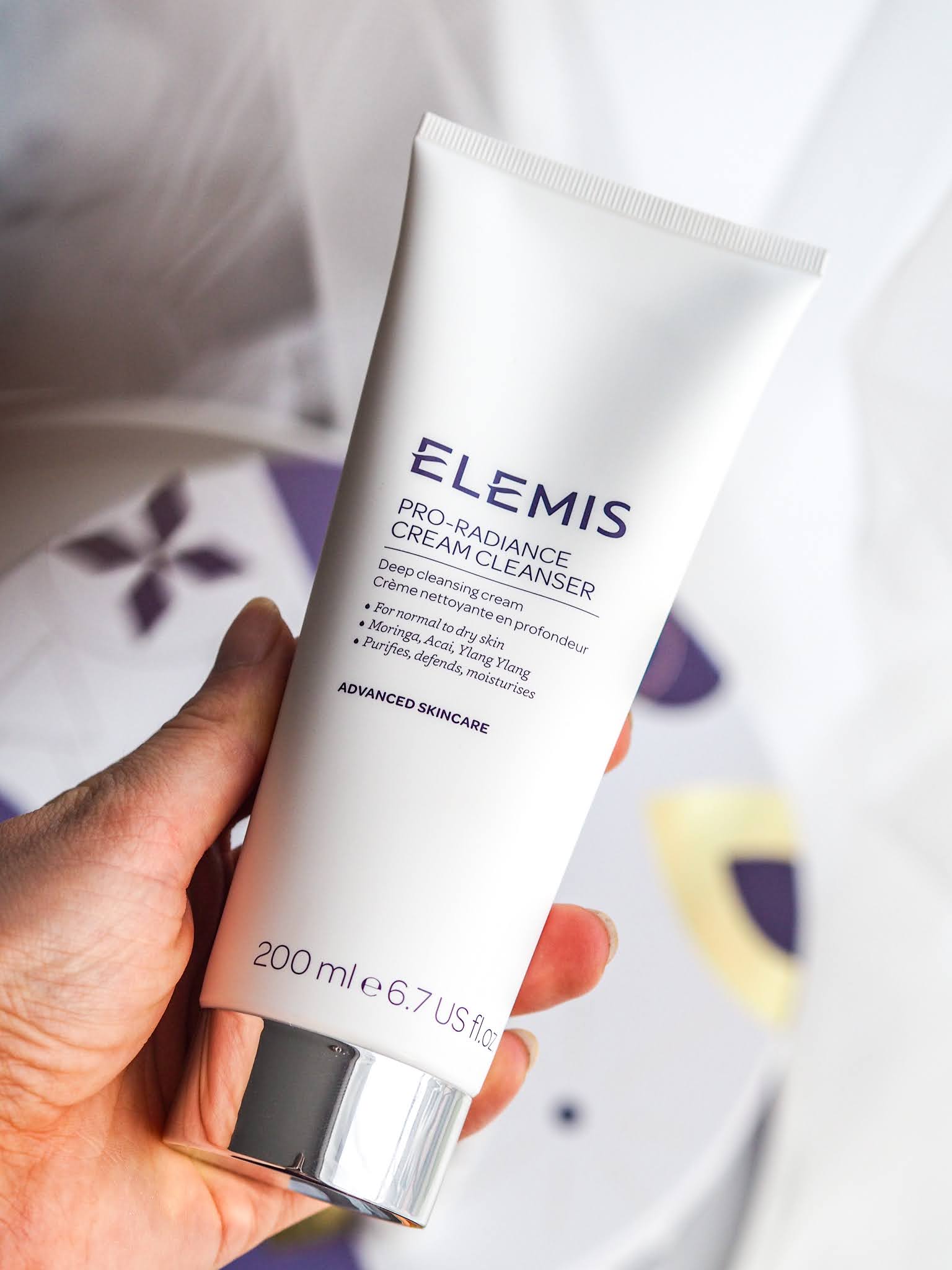 elemis pro radiance cream cleanser anti-imbatranire