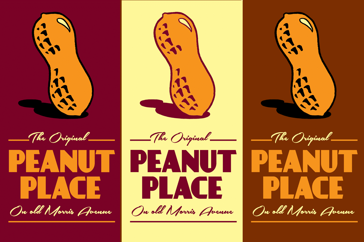 timrocksart com the peanut place logo design