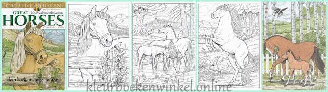 kleurboek great horses kleurboek great horses