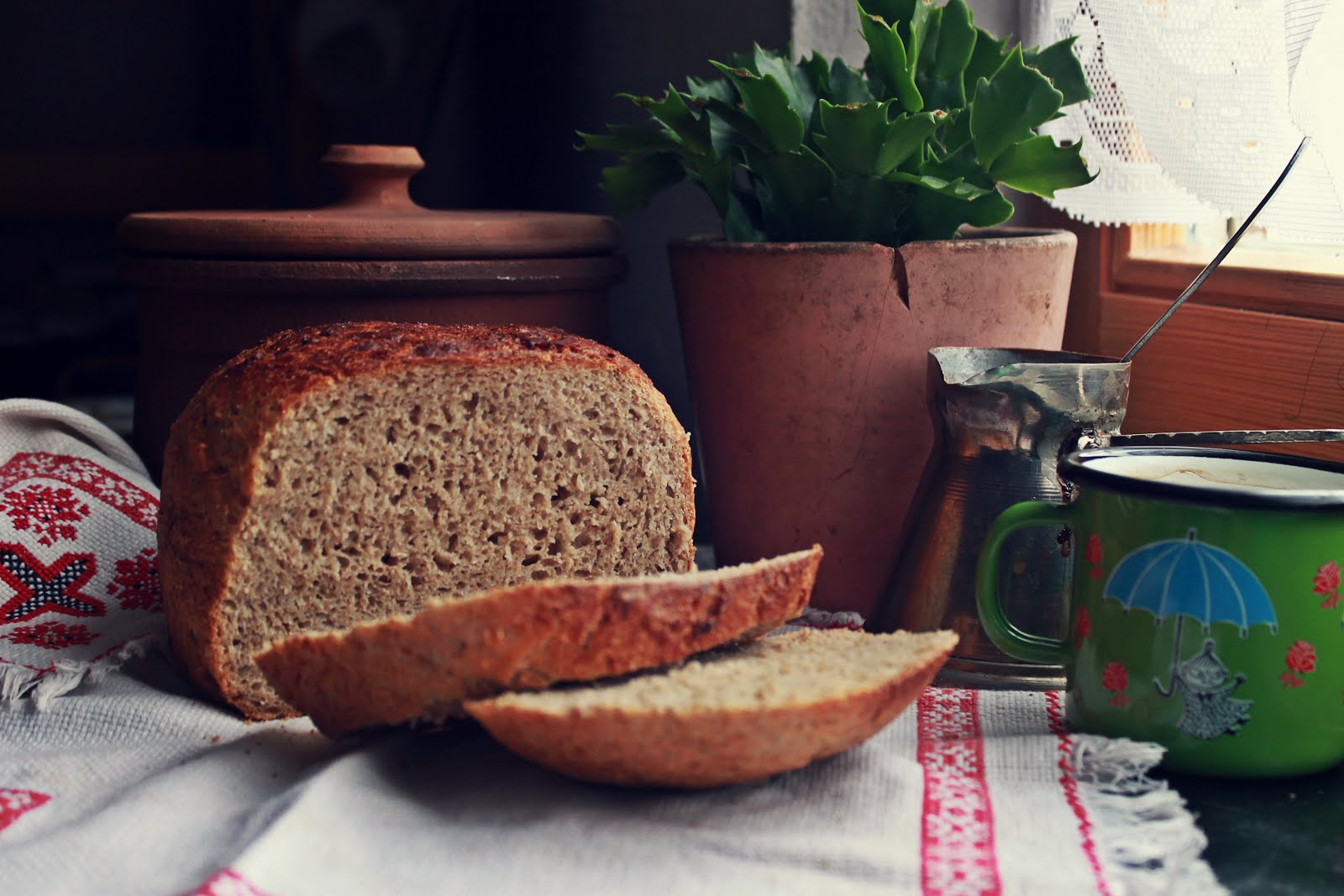 the Old Curiosity Shop Baking Bread in a Closed Clay Pot
