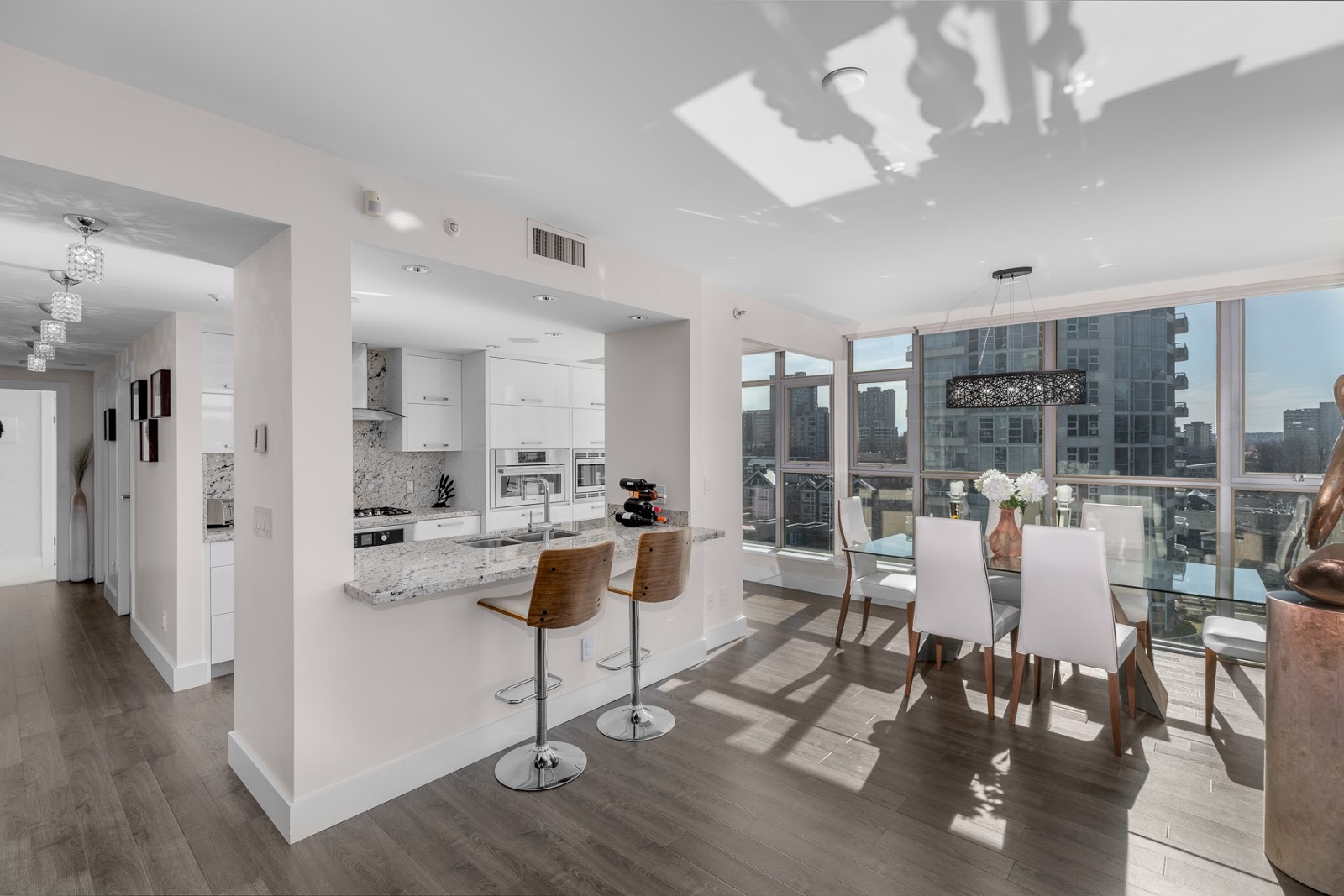 kitchen with highend appliances