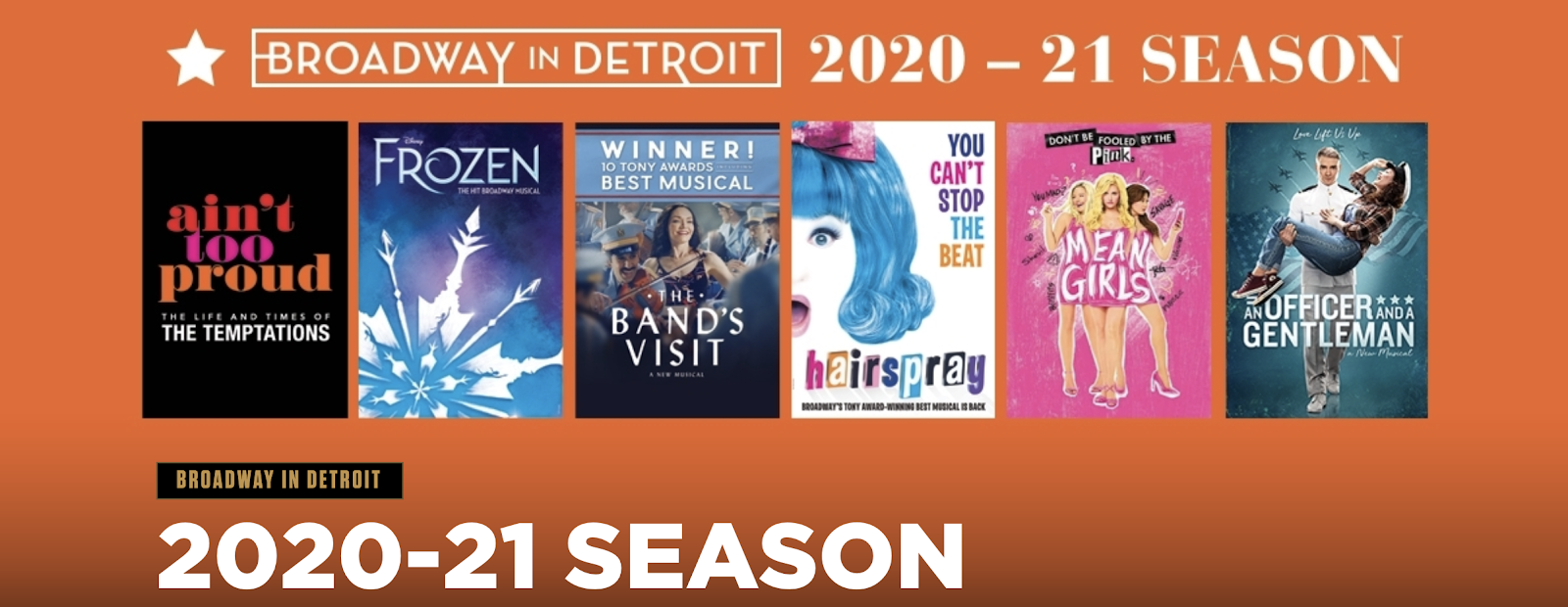 Updated 20202021 Broadway in Detroit Season Fashion meets Food