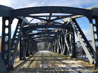 View down Victoria Swing Bridge by Kevin Nosferatu for The Skulferatu Project