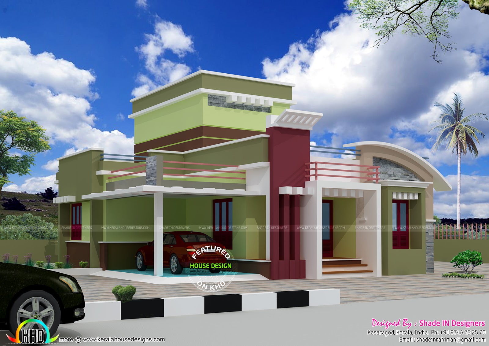Featured image of post Single Floor Low Budget Kerala House Design / There is also a small storage room where one can store cars related stuff at the far end of the.