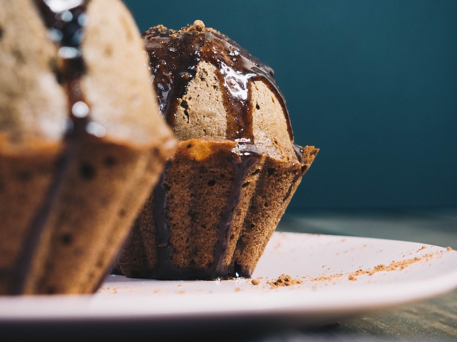 Receta de muffins de avena, manzana y plátano