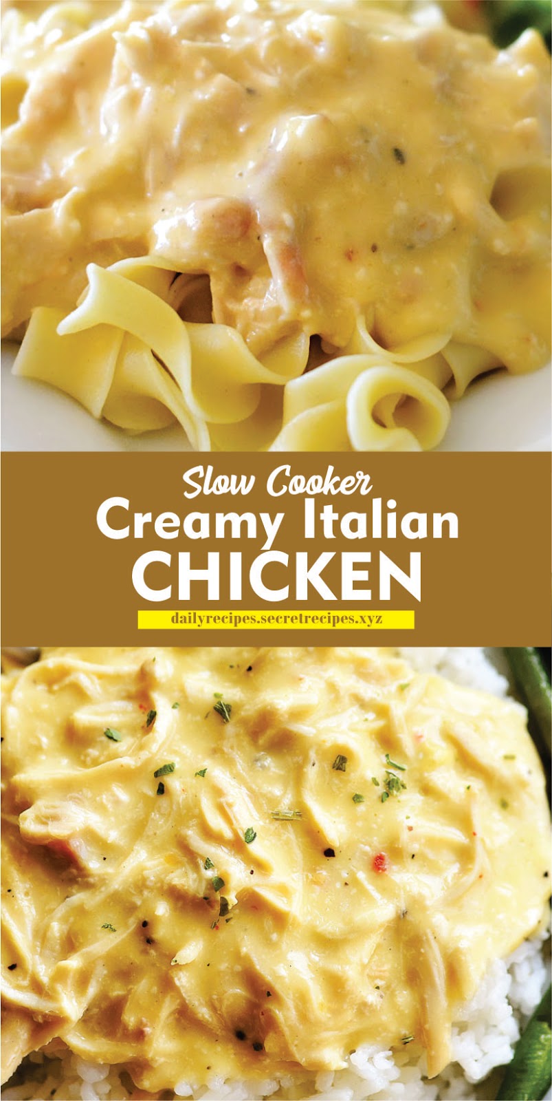 Slow Cooker Creamy Italian Chicken Recipe Spesial Food