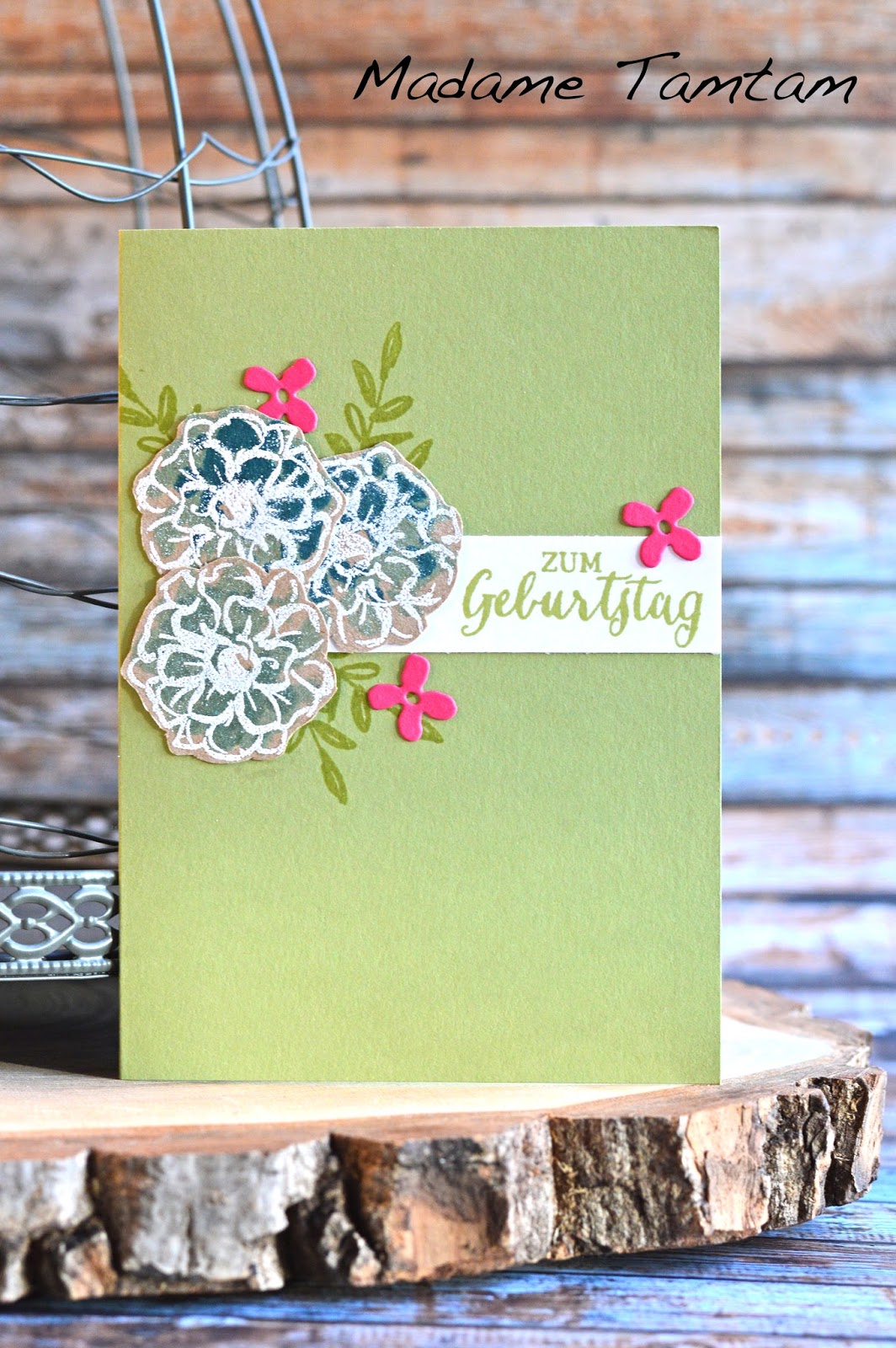 Stempel Tamtam: Three-Step Blumen