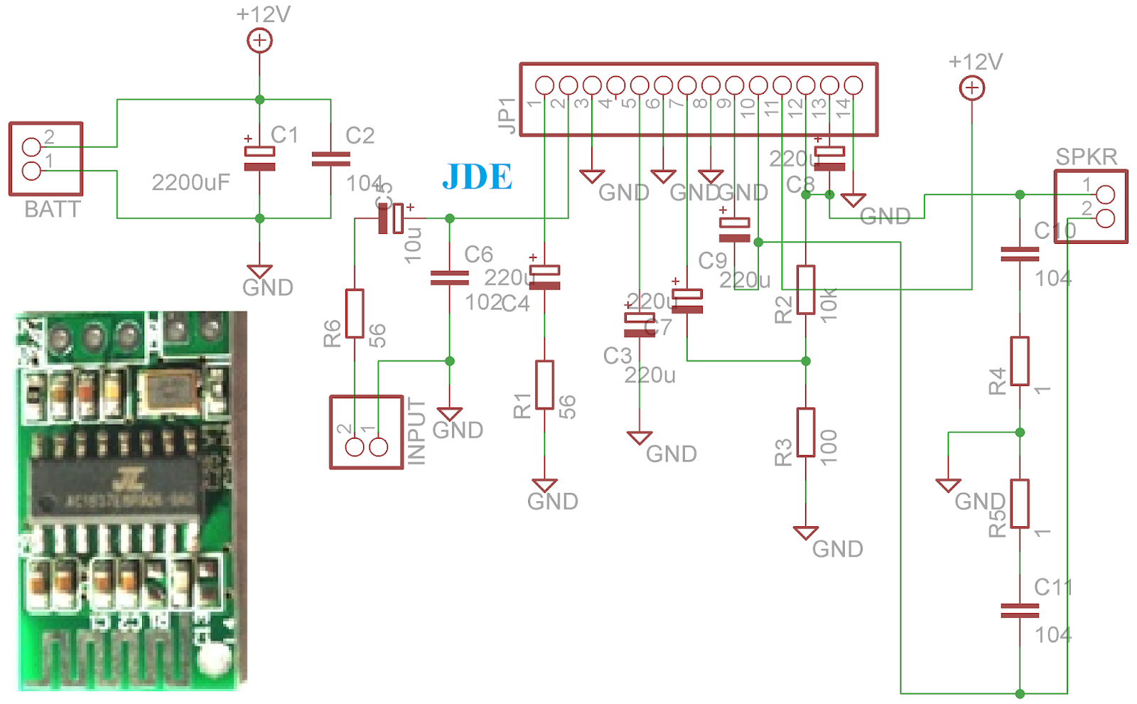 4440 Double Ic Amplifier Wiring Diagram - Bestn