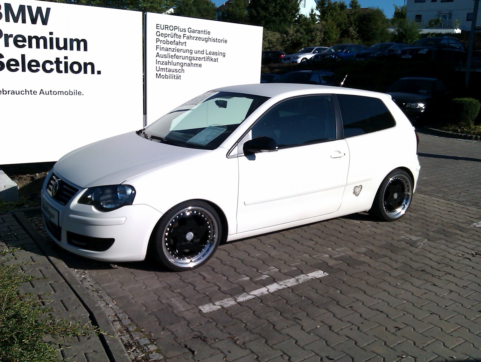 I Love VAG 9N2 in matt weiß und glanz schwarz