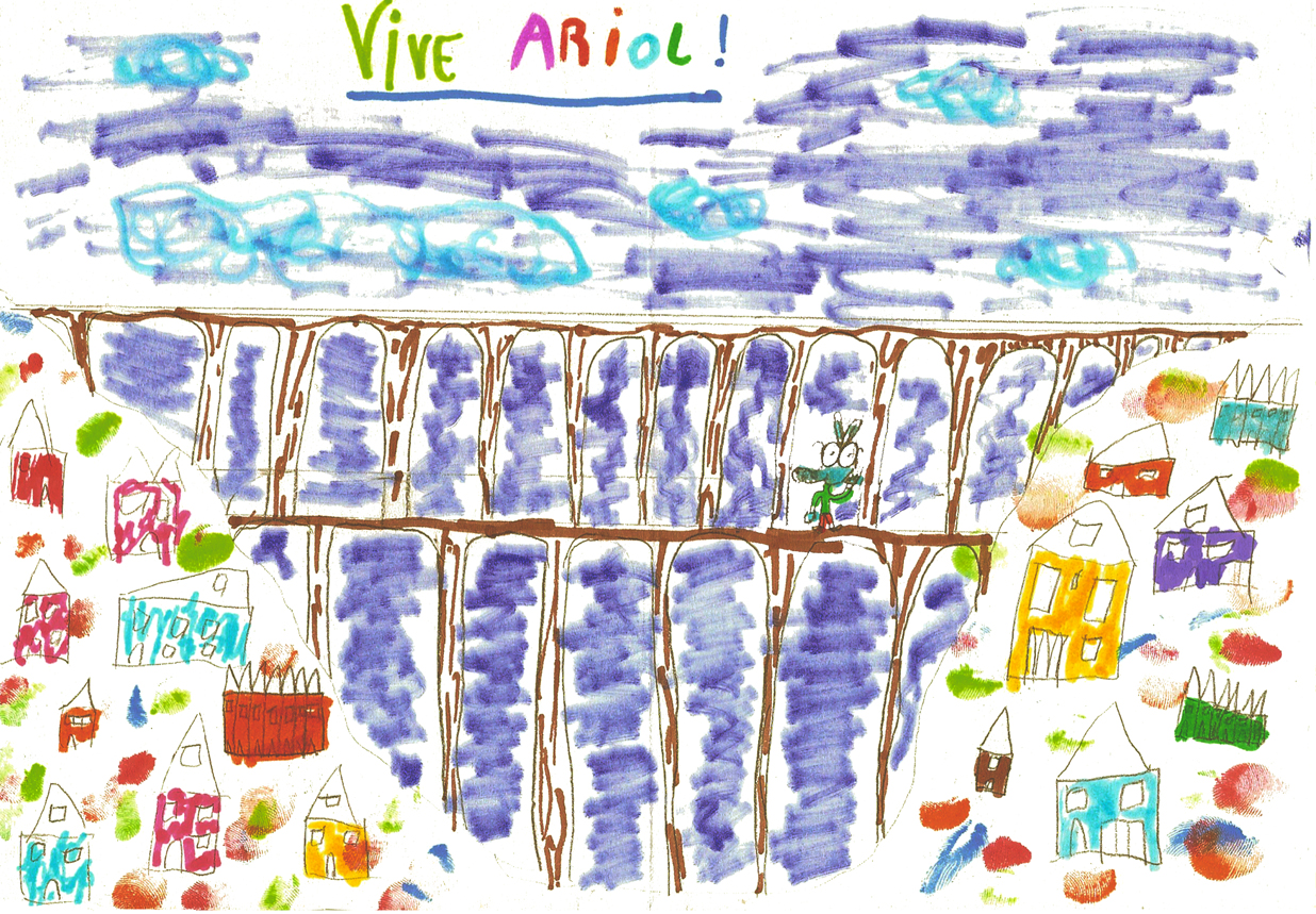 ARIOL&RAMONO!: ARIOL sur le pont (Alice, à Morlaix)