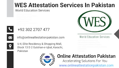 Wes Attestation Services In Pakistan