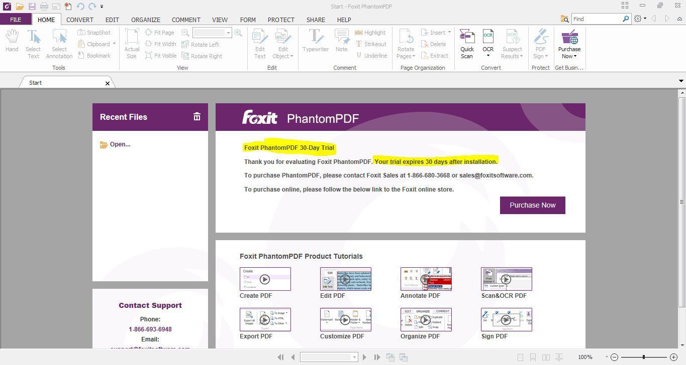 โปรแกรม foxit phantom pdf document