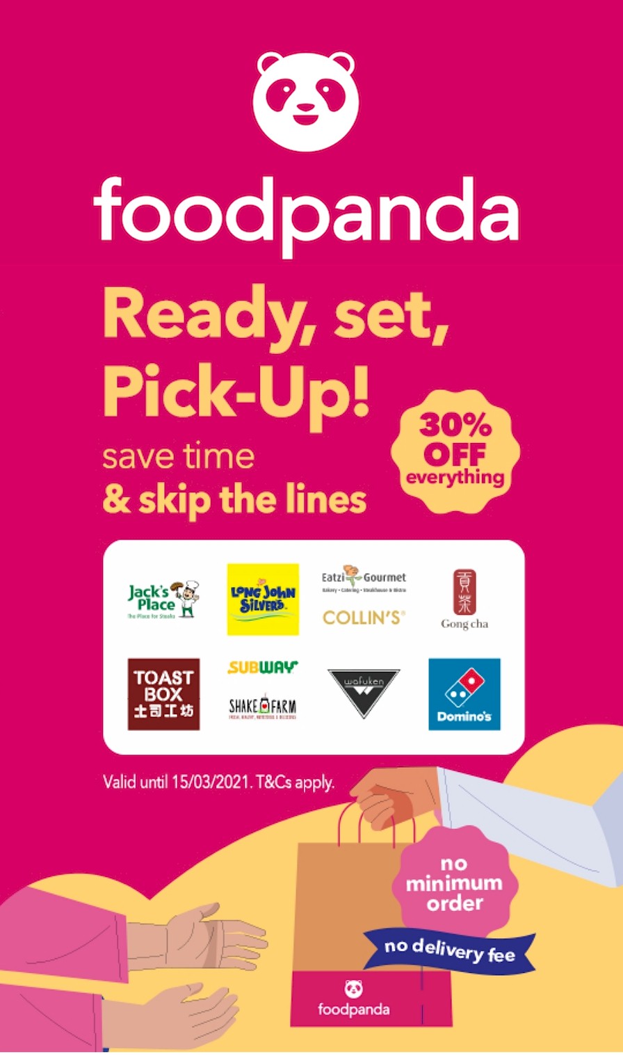 Foodpanda Offering 30 Off For Self PickUp Orders With Selected