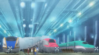 The Shinkalion in train mode