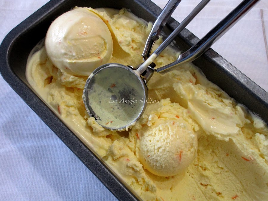 Helado de naranja