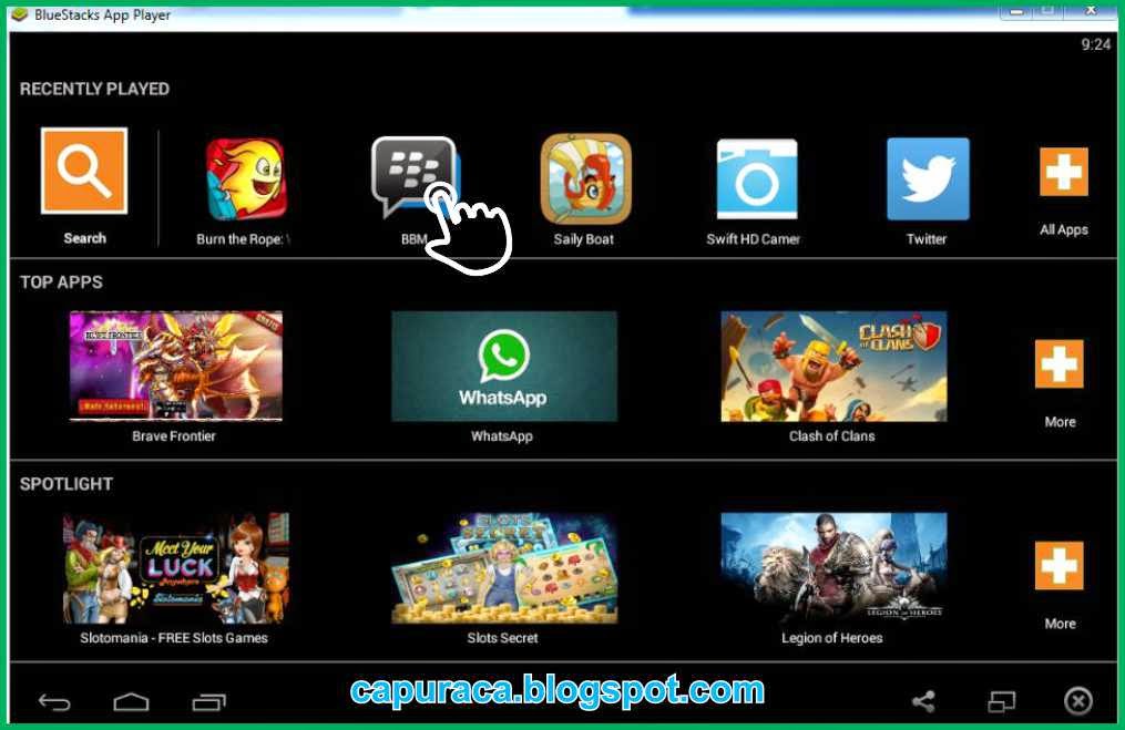 cara mudah bbm di pc dengan bluestacks