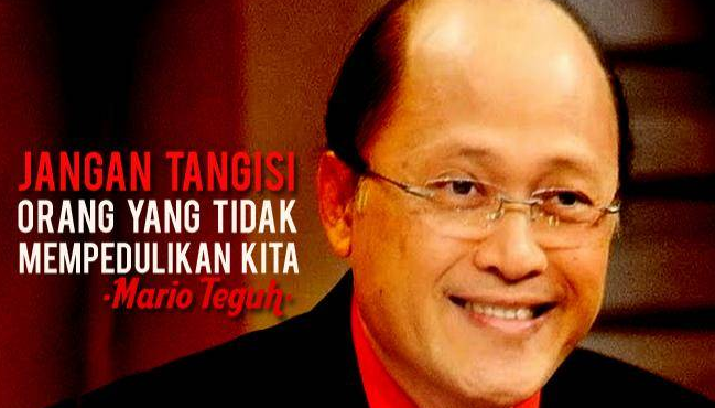 Kata Bijak Mario Teguh dalam Bahasa Inggris dan Artinya | Kata Kata