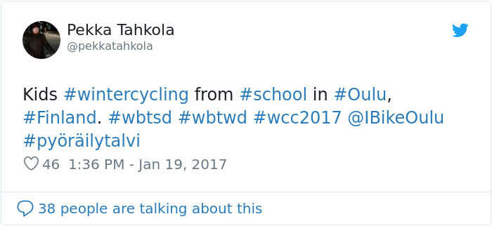 Students In Finland Are Still Riding Their Bicycles To School In -17°C (1.4°F) Weather