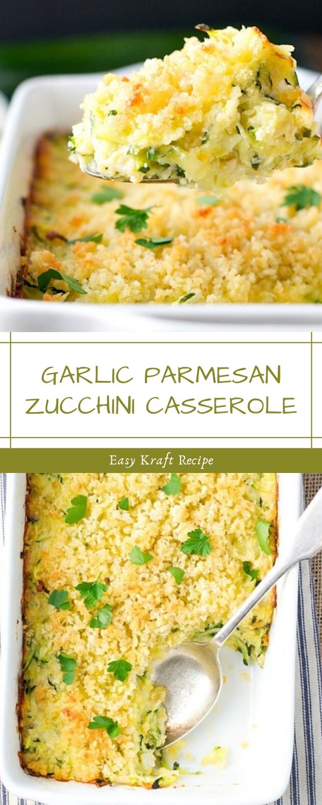 GARLIC PARMESAN ZUCCHINI CASSEROLE - Easy Kraft Recipes
