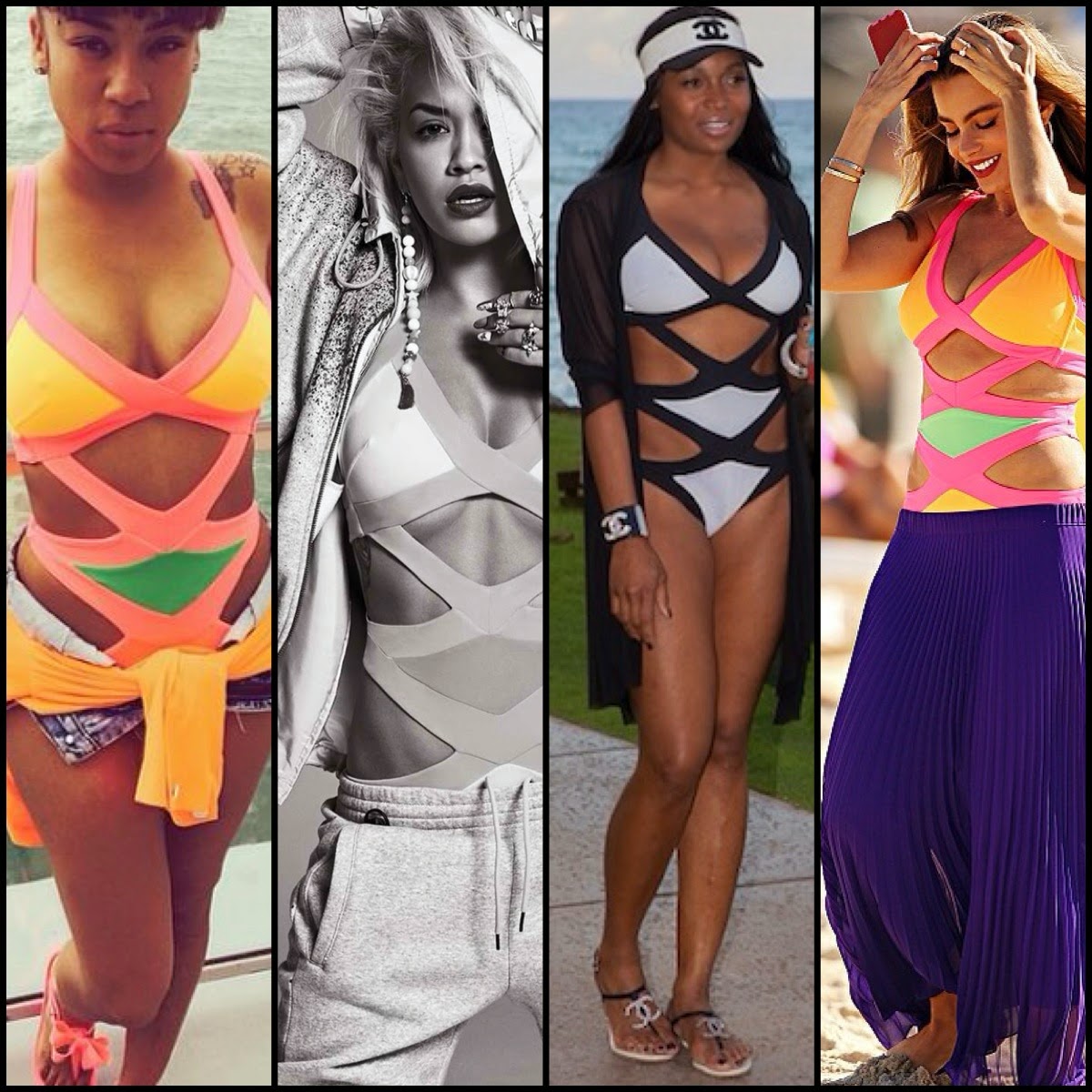 Før orientering galop Styling On A Budget: Who Wore It Best: Agent Provocateur Mazzy Swimsuit