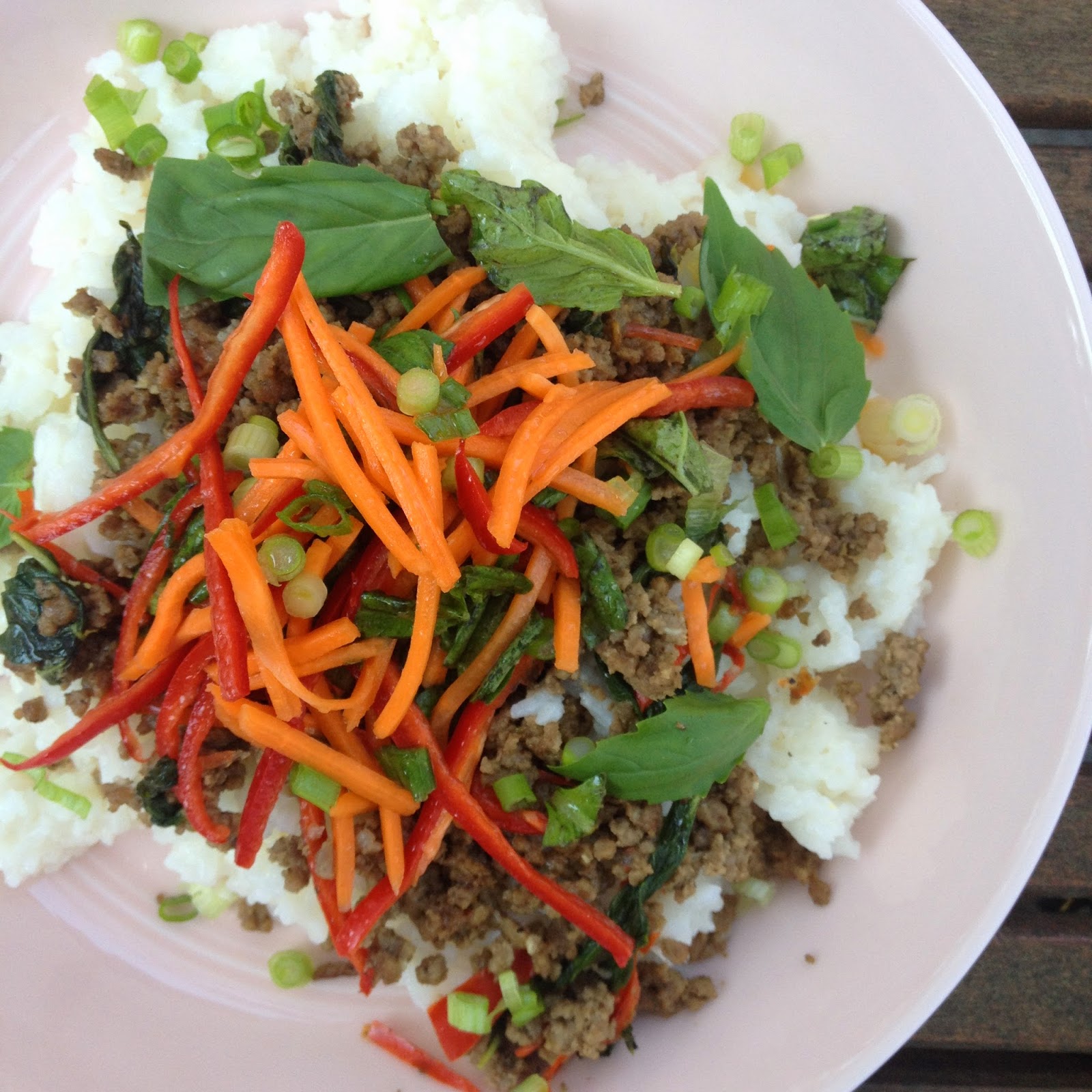designer bags and dirty diapers: Thai Beef With Basil
