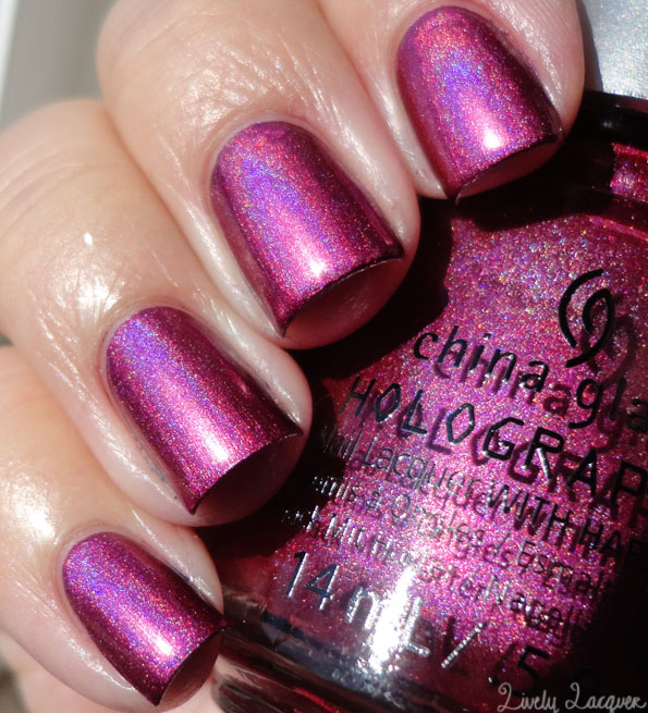 Lively Lacquer: China Glaze Hologlam Collection Part 1