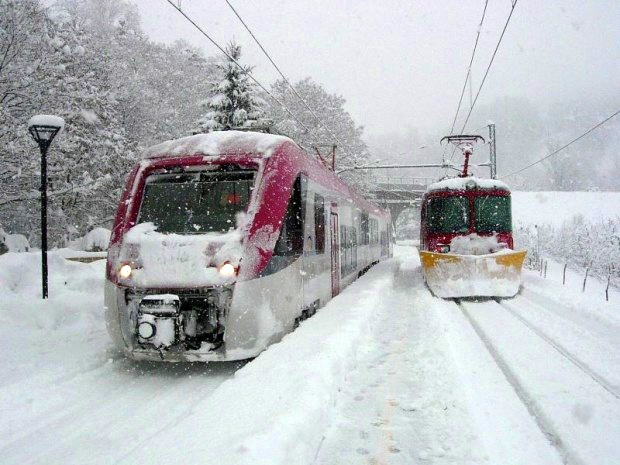 andare a sciare in treno