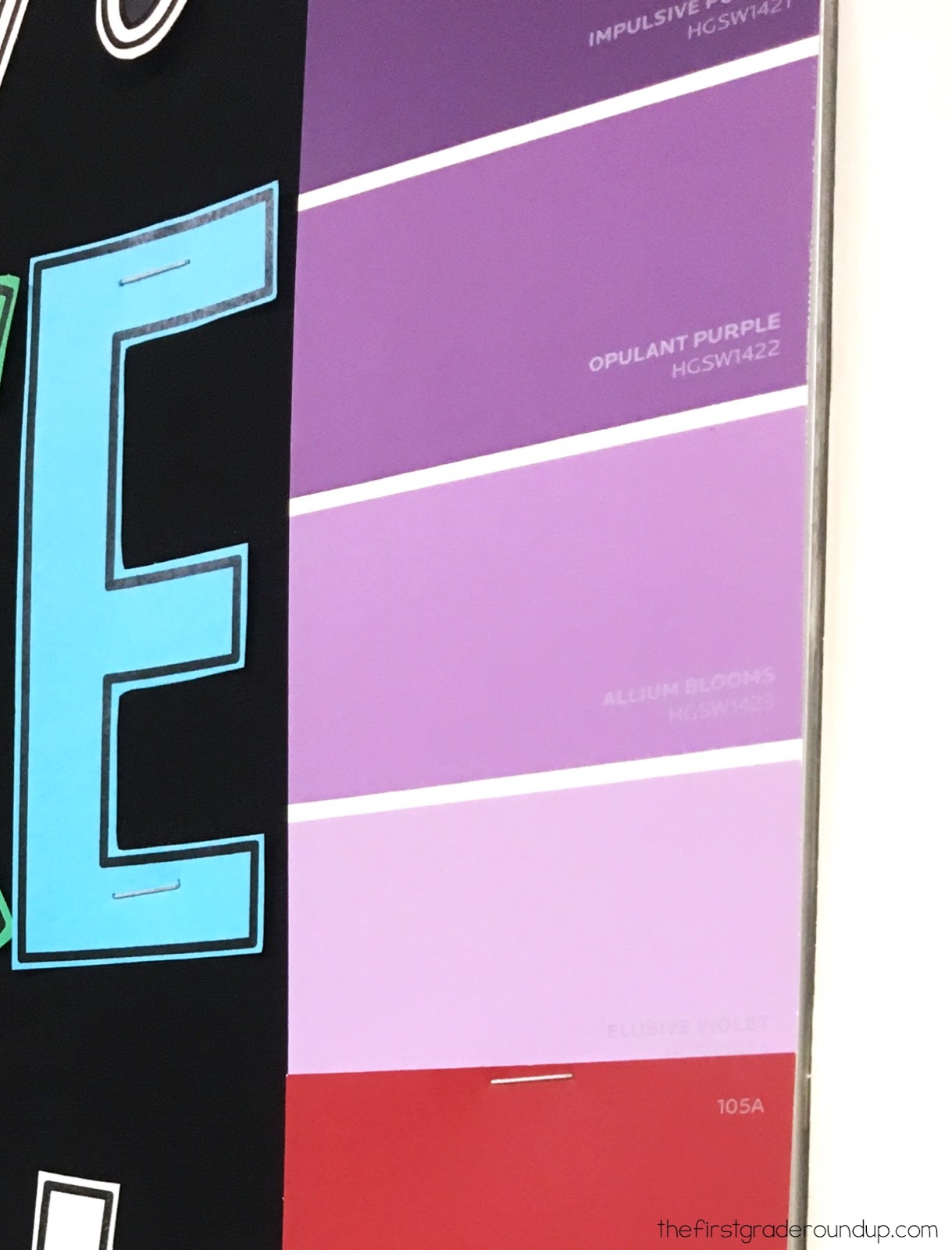 Paintbrush Bulletin Board Firstgraderoundup