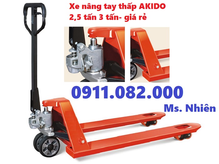 Cung cấp xe nâng tay thấp 3 tấn eoslift, opk, akodi giá rẻ tại vĩnh long (Ảnh 2)