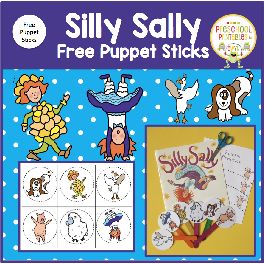 SILLY SALLY FREE PUPPET STICKS Book Units By Lynn silly-sally-free-puppet-sticks-book-units-by-lynn