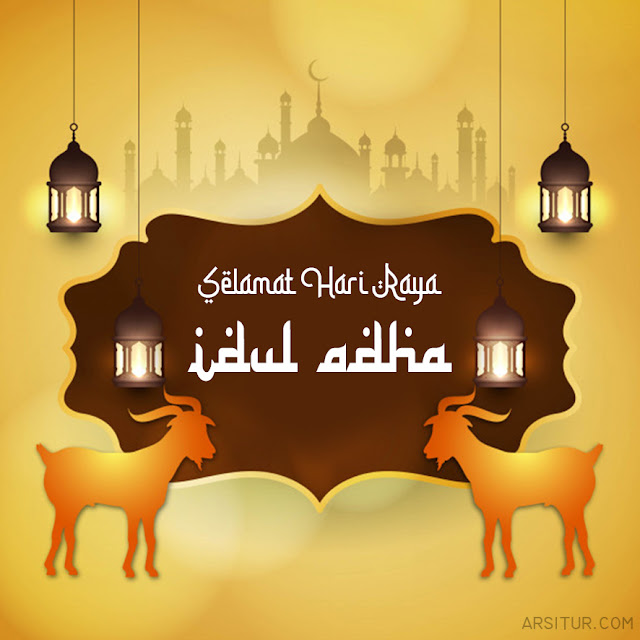 Kumpulan Kartu Ucapan Idul Adha, Template Kosong Bisa Edit - Arsitur Studio