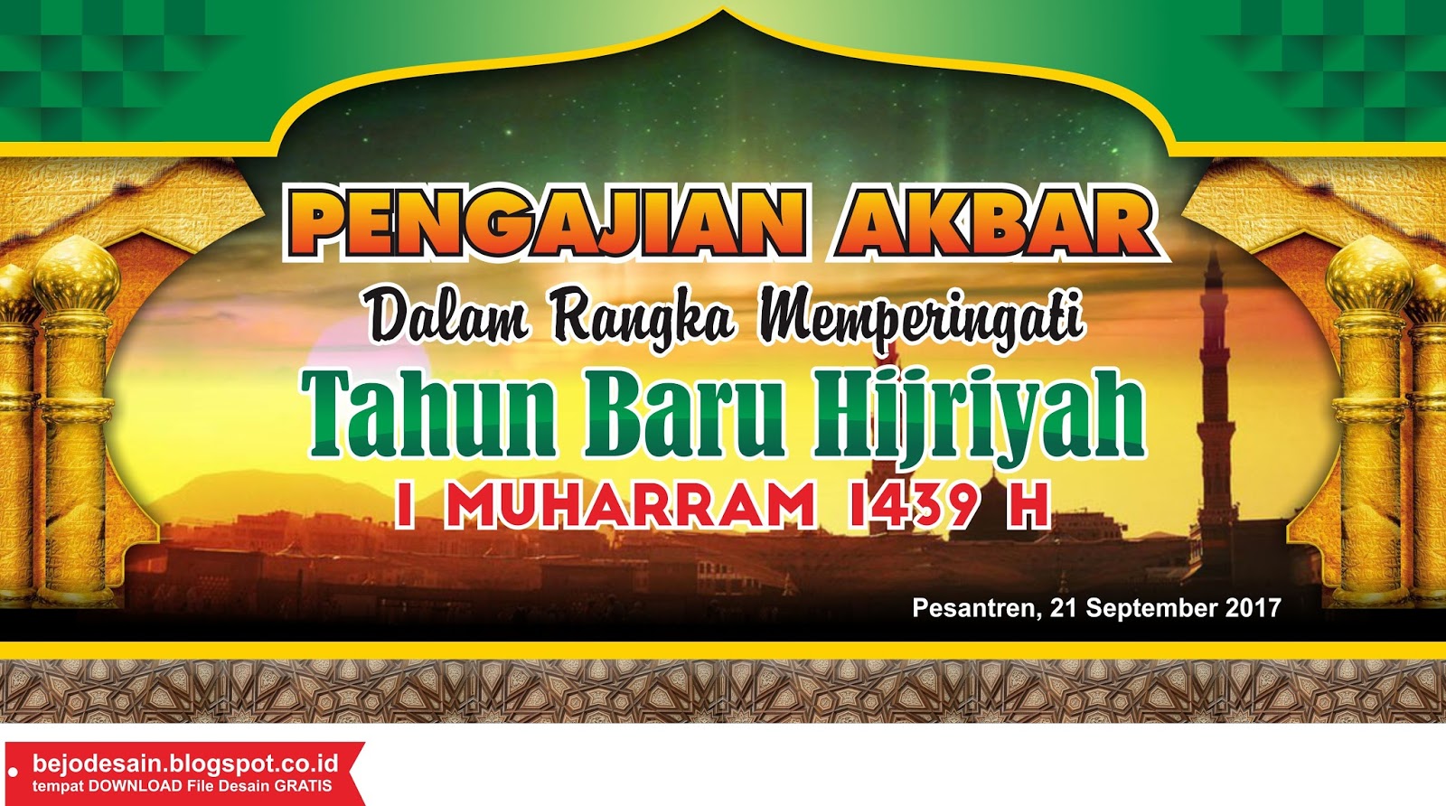 desain banner cdr