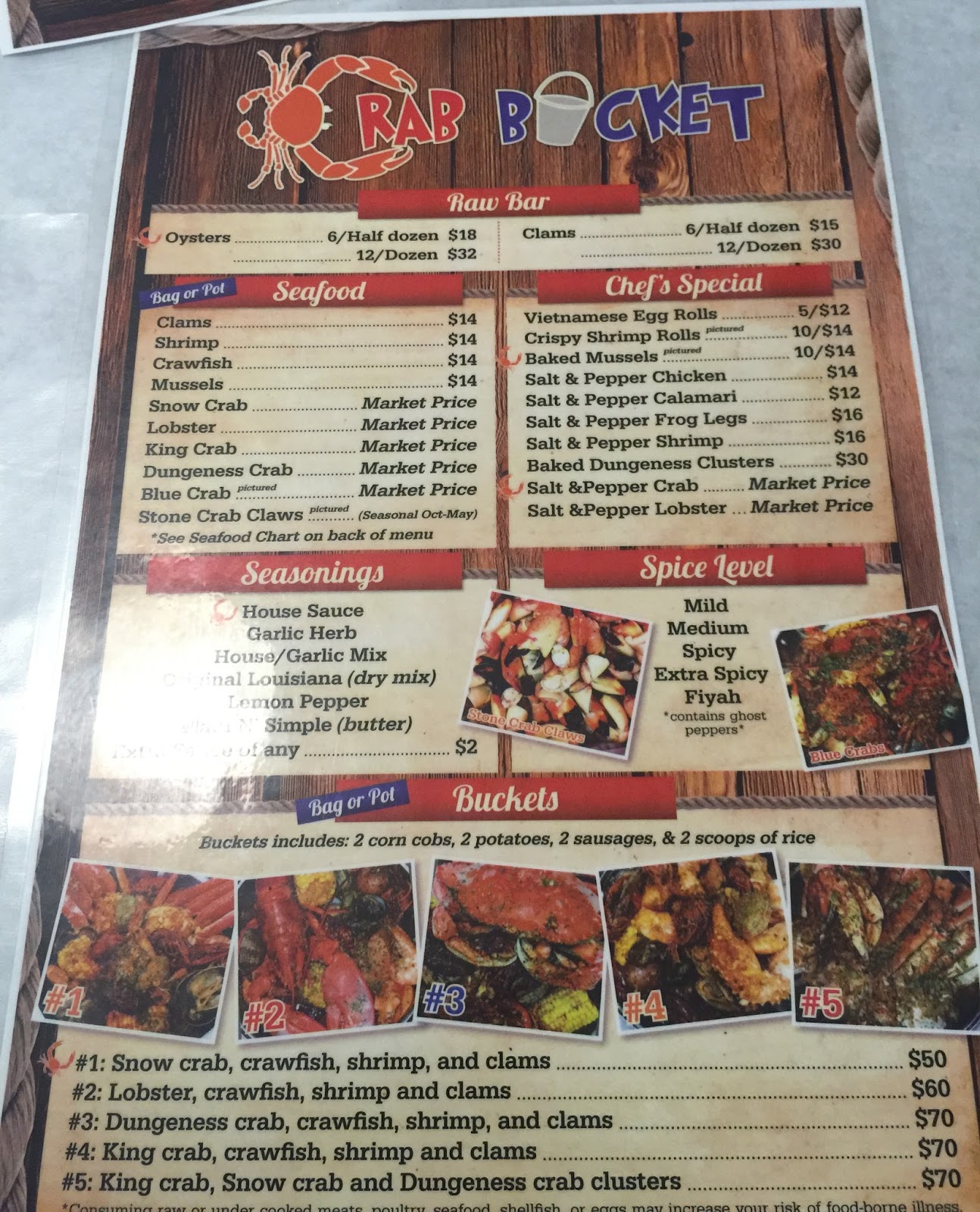 GREAT EATS HAWAII CRAB BUCKET